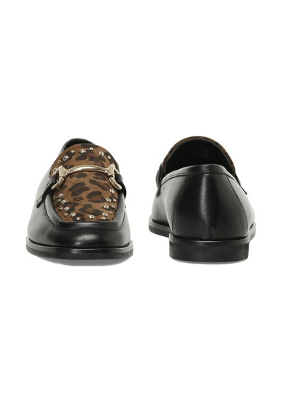 Nine West Umpay5 5pr Leopar Kadın Loafer 000000000102037948 Kahverengi