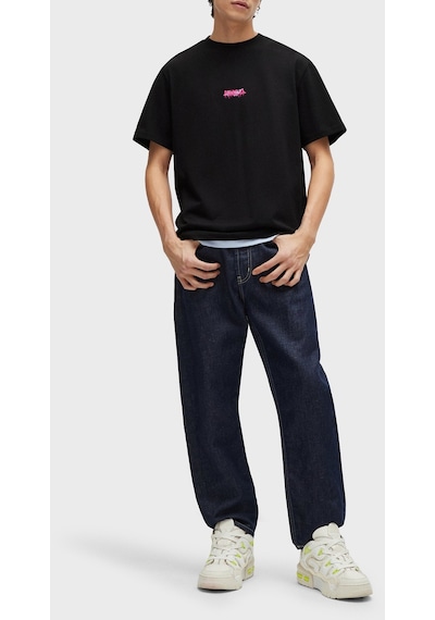 Hugo Erkek T Shirt 50509966 001 Siyah SIYAH Siyah