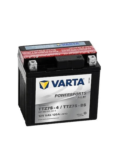 Varta Ttz7s-bs 12v5ah 120a Bakımsız Agm Motosiklet Aküsü