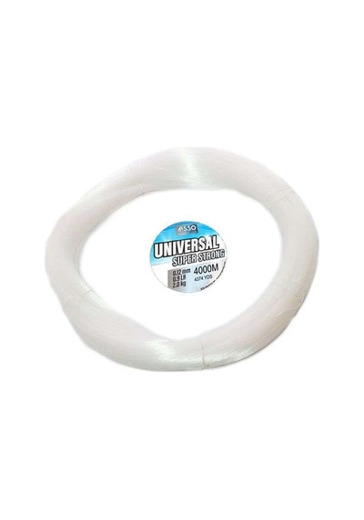 Asso Universal Çile 4000mt Monofilament Misina Beyaz