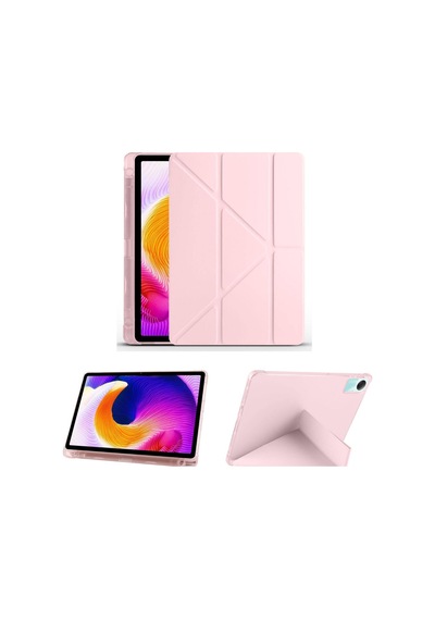 Xiaomi Redmi Pad Se Uyumlu Kalem Bölmeli Standlı Kılıf + Ekran Koruyucu + Kalem 3'lü Set Kılıf