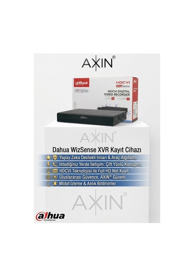 Dahua 4 Kameralı Dome Full Color Güvenlik Kamera Seti - 2.8mm Geniş Açı, 500 Gb Hdd, 4 Kanal Xvr, Akıllı Çift Işık - Gece Renkli
