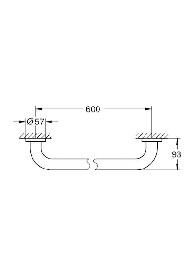 Grohe Essentıals Tutunma Barı 600 Mm Krom  40794001 Diğer