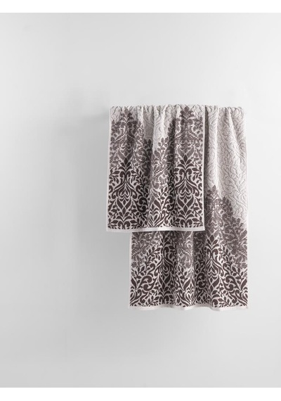 Jakarlı Havlu Set "karna Premium" Grande Havlu Seti 50x90 - 70x140 Cm A