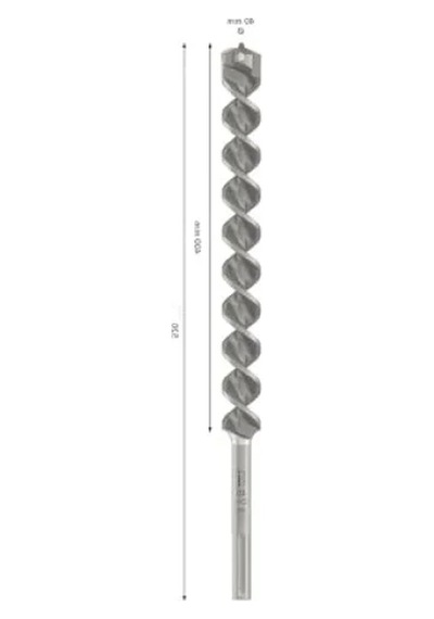 Kırıcı Delici Delme Ucu Ø 40 Mm