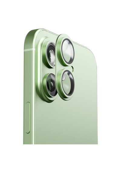 Apple iPhone Uyumlu 17 İçin Ipg Prolens Tam Kamera Lens Koruma, Çerçeveli Tek Gövde Kamera Lens Koruması Yeşil- Ada Çayı