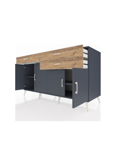 Kronos Konsol 2 Raflı 3 Çekmeceli 4 Kapaklı 176x59x99 Antrasit-an Antrasit-antrasit/çam Kronos Konsol 2 Raflı 3 Çekmeceli 4 Kapaklı 176x59x99 Antrasit-an Antrasit-antrasit/çam