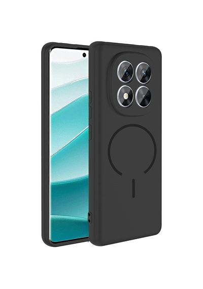 Zore Redmi Note 14 Pro 5g Kılıf M-safe Şarj Özellikli Nvth Meta Kapak - Siyah