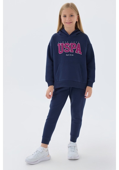 U.S. Polo Assn. Kız Çocuk Mavi Eşofman Takımı 5274-41699 Mavi