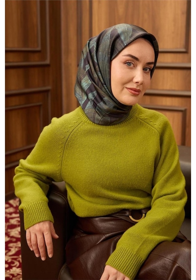 Silk Home Twill İpek Eşarp 11488-54 Antrasit
