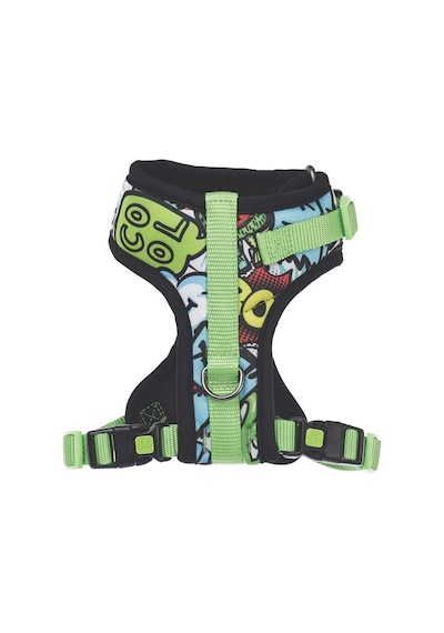 M-pets Urban Style Multicolor Easy Fit Köpek Göğüs Tasması L Çok Renkli