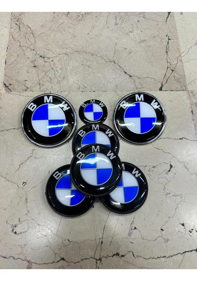 Bmw 5 Serisi E34 E39 E60 F10  Tip Kaput Bagaj Jant Ve Direksiyon Logo Seti 0