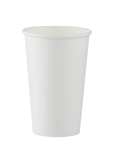 Huhtamaki Karton Bardak 16 Oz 500 Ml 50 Adet - Beyaz Beyaz