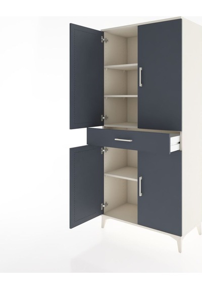 Hyperion Dolap 4 Raflı Tek Çekmeceli 4 Kapaklı 88x44x195 Ayta... Aytaşı