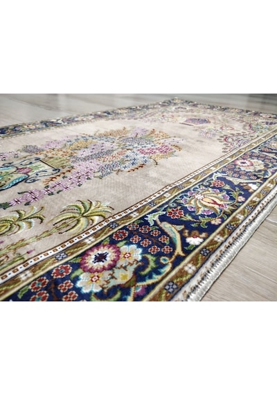 Bambu Halı Seccade Sec12 Bej Namazlık 70X110 Cm
