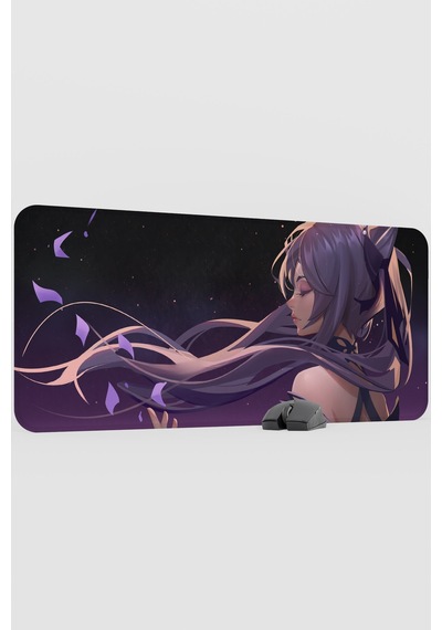Keqing Genshin Impact Anime Gacha V5 - 90x40 Xxl Gaming Mouse Pad Fare Altlığı
