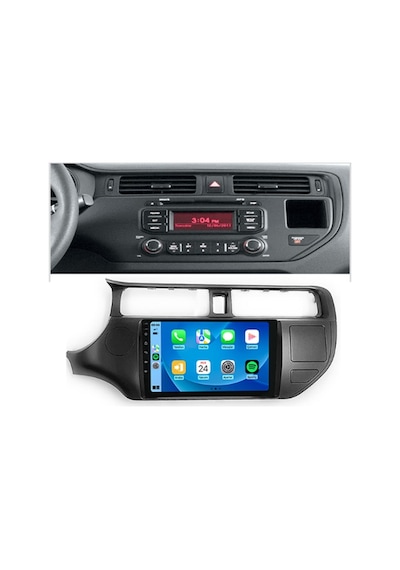 Aln Kia Rio 2011-2015 8gb Ram 128gb Hafıza 8 Çekirdek Carplay Android Multimedya 9"