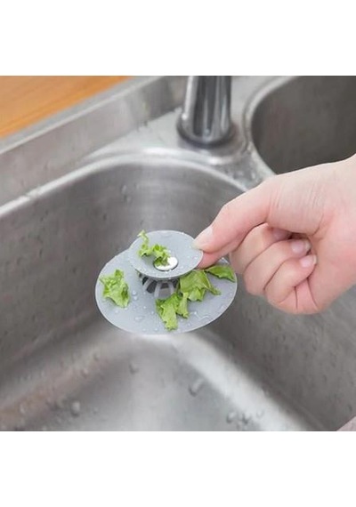 Silikon Lavabo Küvet Süzgeçi Tıkaç Tıkanma Önleyici Süzgeç