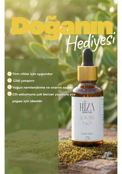 Hiza Herbal Care Doğal Jojoba Yağı 30 ML