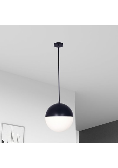 Lambaderler, Avizeler İçin Uyarlanabilir 1 Metre Kablolu 25 Watt Beyaz Işık Led Ampul, Led Armatür Beyaz - Siyah