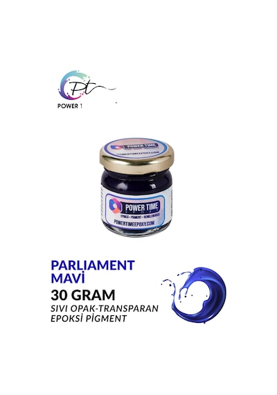 Opak & Transparan Sıvı Pigment Boya / Parliament Mavi / Epoksi Için