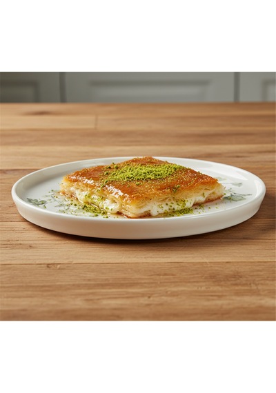 6 Kişilik Nodric Kenar Toledo Pasta Tabağı 20cm Dijital Freesia Desen Krem