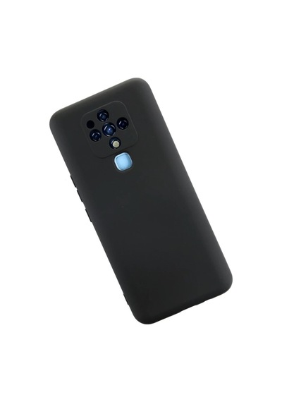 Tecno Camon 16 Uyumlu Kılıf Nano İçi Kadife Silikon - Siyah