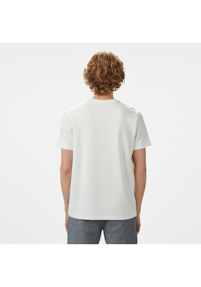 Nautica Erkek Beyaz Classic Fit T-shirt Düz V55270t Beyaz