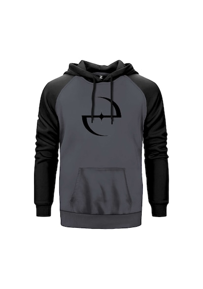 Evanescence Classic Logo Gri Renk Reglan Kol Sweatshirt Gri