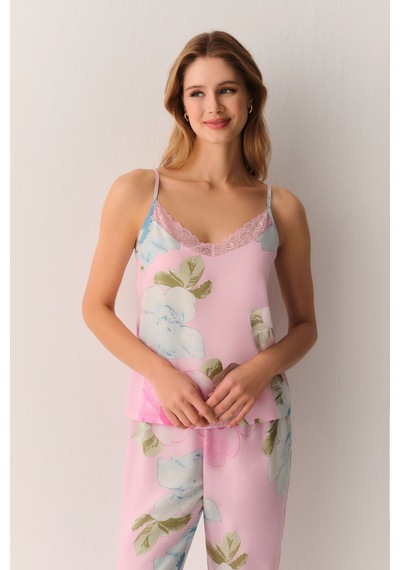 Suwen Meloni Atlet Pantolon Pijama Takımı Sh26531660a334 Pembe