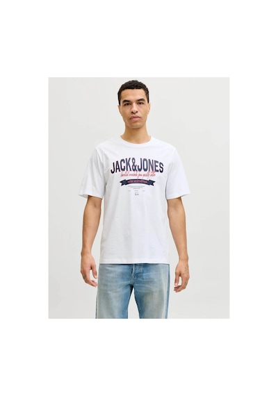 Jack & Jones Jjelogo Tee Ss O-neck 2 Col Ss26 Sn Beyaz Erkek T-shirt 12288016 Bright White