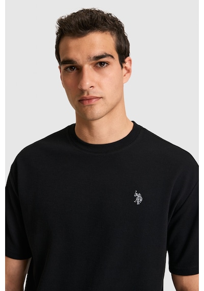 U.s. Polo Assn. Erkek Siyah Tişört 50326967-vr046