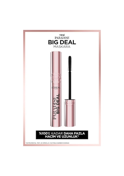 L'Oréal Paris Paradise Big Deal Maskara + Glotion Highlighter 902 Light Glow