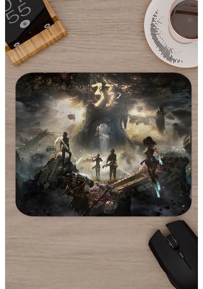 Expedition 33 Kaymaz Dikişli Kauçuk Oyuncu Mousepad V1 - 22x18 Gaming Mouse Pad Fare Altlığı