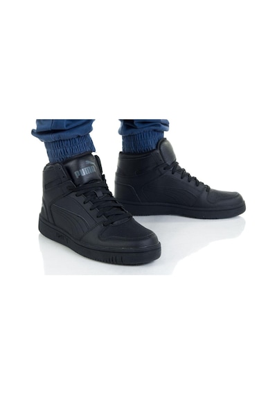 Puma Rebound Layup Erkek Siyah Bot Spor Ayakkabısı 36957311 001
