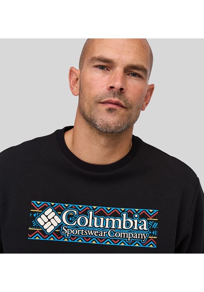 Columbia Cs0442 Csc M Branded Blanket Crew Erkek Sweatshirt 9150281010 Siyah