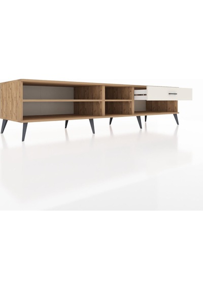 Kronos Tv Ünitesi 2 Raflı Tek Çekmeceli 220x59x51 Çam-çam/aytaşı Atlas Çam/aytası - Atlas Çam Kronos Tv Ünitesi 2 Raflı Tek Çekmeceli 220x59x51 Çam-çam/aytaşı Atlas Çam/aytası - Atlas Çam