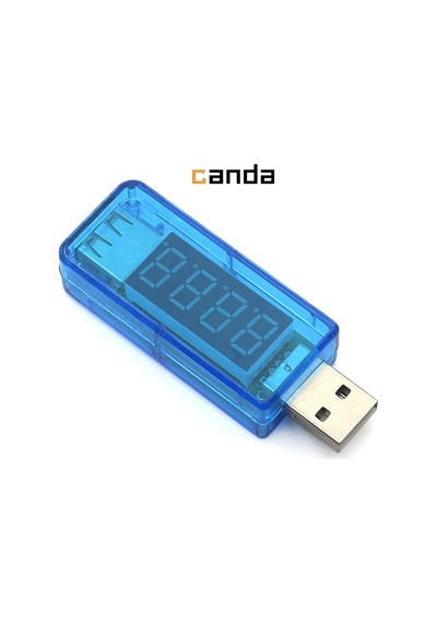 Led Göstergeli Usb Voltmetre Ampermetre Volt Amper Gerilim Ölçer
