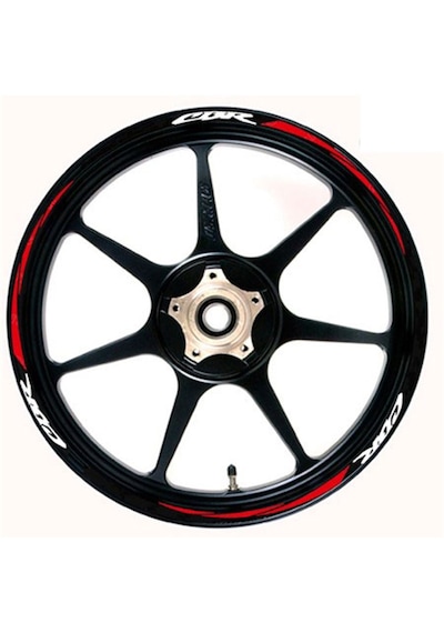 Cbr 125-250-600-1000 Kırmızı Beyazlı Özel Dış Jant Şeridi