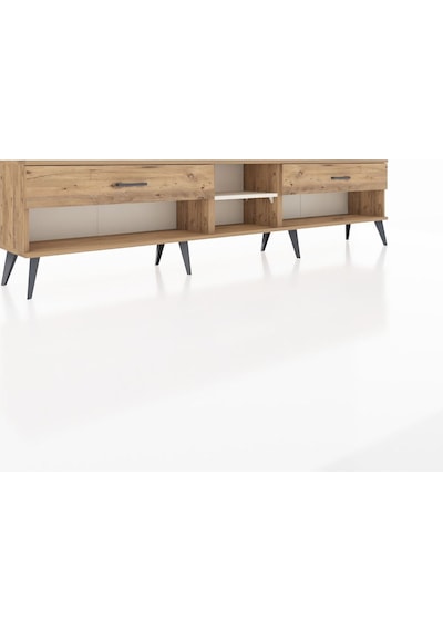 Arges Tv Ünitesi Tek Raflı 2 Çekmeceli 220x30x51 Çam-aytaşı/çam Aytası/atlas Çam - Atlas Çam Arges Tv Ünitesi Tek Raflı 2 Çekmeceli 220x30x51 Çam-aytaşı/çam Aytası/atlas Çam - Atlas Çam