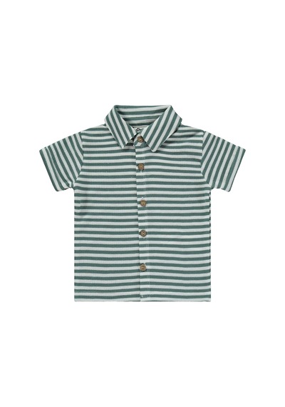 Civil Baby Çizgili 6-18 Ay Takım - Yeşil Çam Yeşili