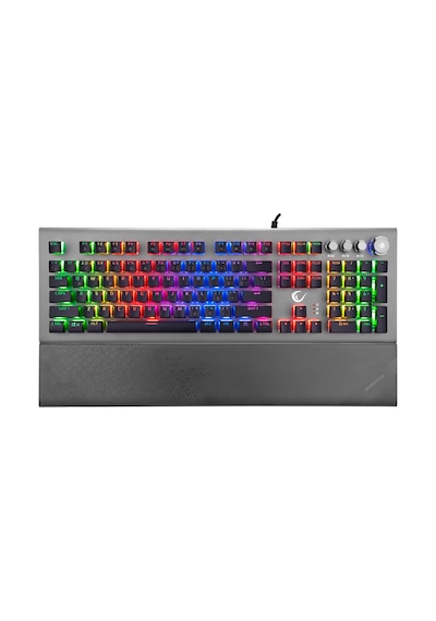 Rampage KB-R101 Impressive RGB Kristal Switch Kablolu Mekanik Oyuncu Klavye