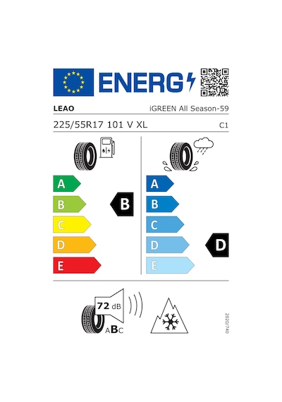 Leao 225/55R17 101V Xl Igreen All Season Dört Mevsim Lastiği 2025