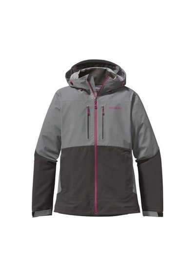 Patagonia Women'S Mixed Guide Hoody Gri Pembe