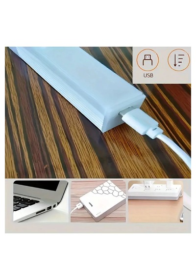 Hareket Sensörlü Şarjlı Led Lamba 30 Cm Beyaz Renk