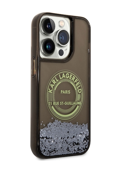 Apple Uyumlu iPhone 14 Pro Max  Kılıf Sıvılı Simli Rsg Dizayn Kapak