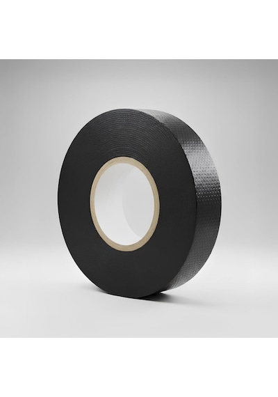 Kendinden Kaynayan Silikon Soğuk Sarma Eriyen Bant 19mm X 5m Tekli Hava Su Elektrik İzolasyonu Siyah Genel