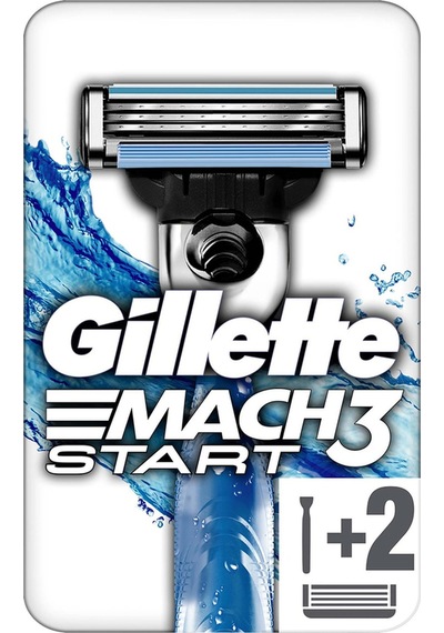 Gillette Mach 3 Start Aqua Tıraş Bıçağı + Yedek Bıçak 2'li