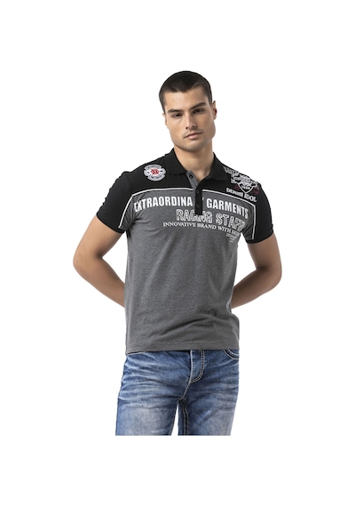Cipo & Baxx Ct803 Erkek Polo Tişört - Regular Fit, Baskı Ve Aplikeli Anthracite Antrasit Cipo & Baxx Ct803 Erkek Polo Tişört - Regular Fit, Baskı Ve Aplikeli Anthracite Antrasit