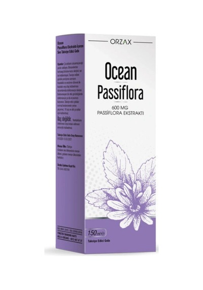 Orzax Ocean Passiflora Şurup 150 Ml-mfreyon01059